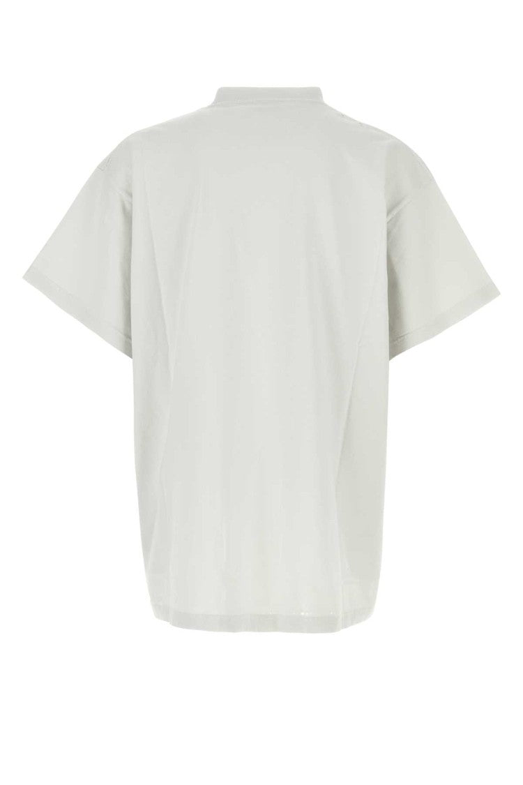 Balenciaga Light Grey Cotton Oversize T-Shirt