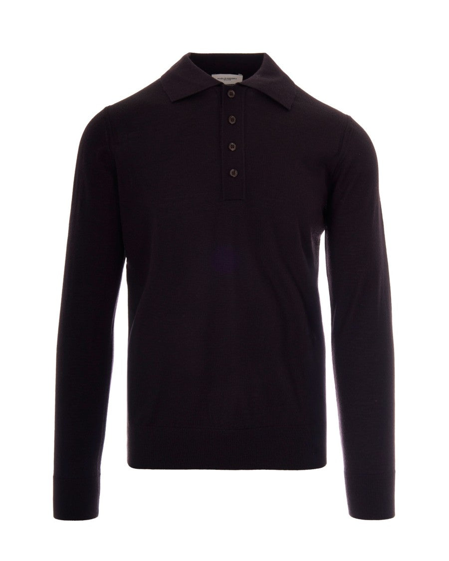 Paolo Pecora Virgin Wool Polo Shirt