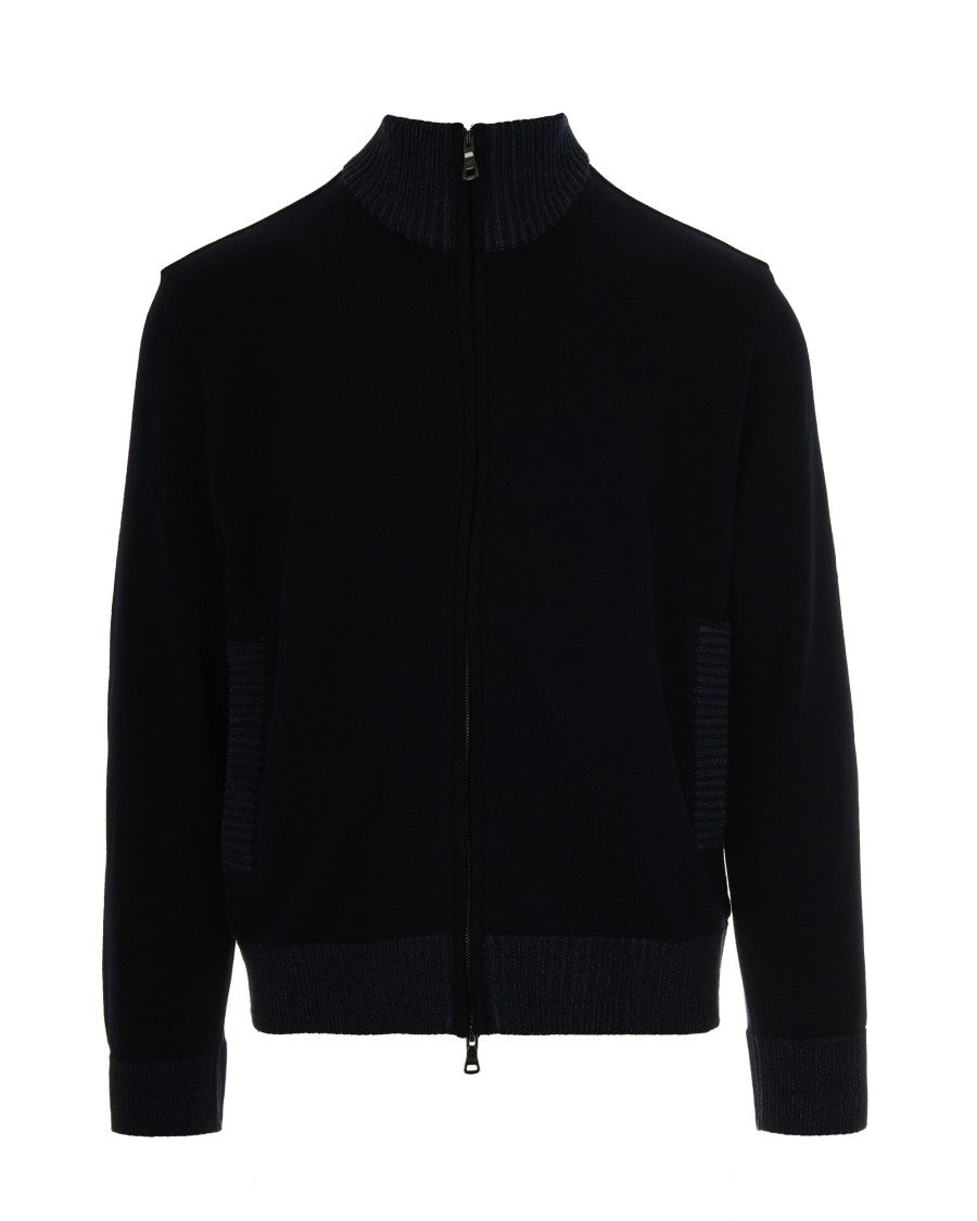 Paul & Shark Blue Full-Zip Cardigan