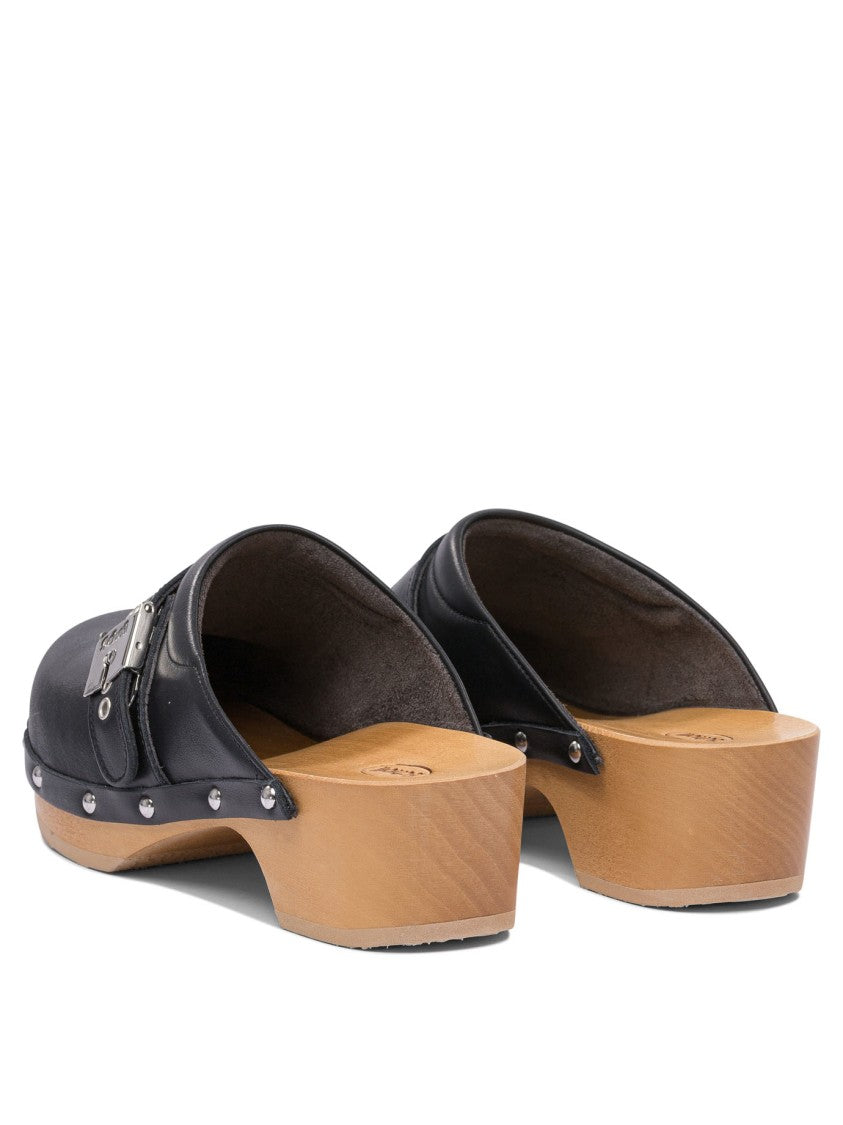 Scholl Pescura Clog 50 Blk&Honey Ltre-50Mm