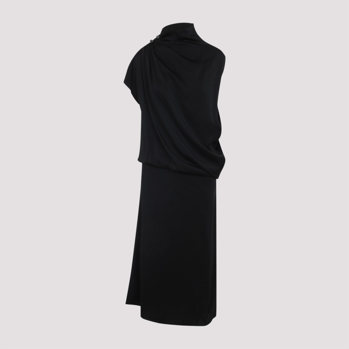 Fabiana Filippi Black Viscose Midi Dress