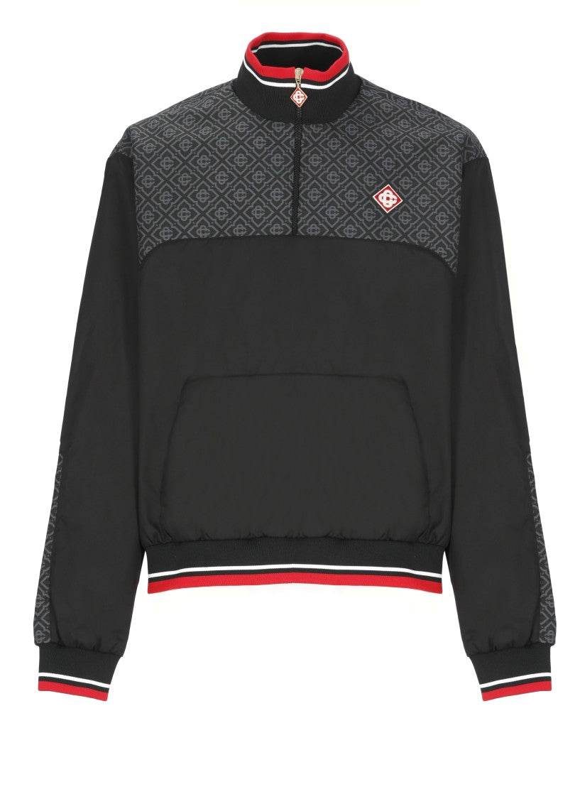 Casablanca Black Monogram Sweatshirt