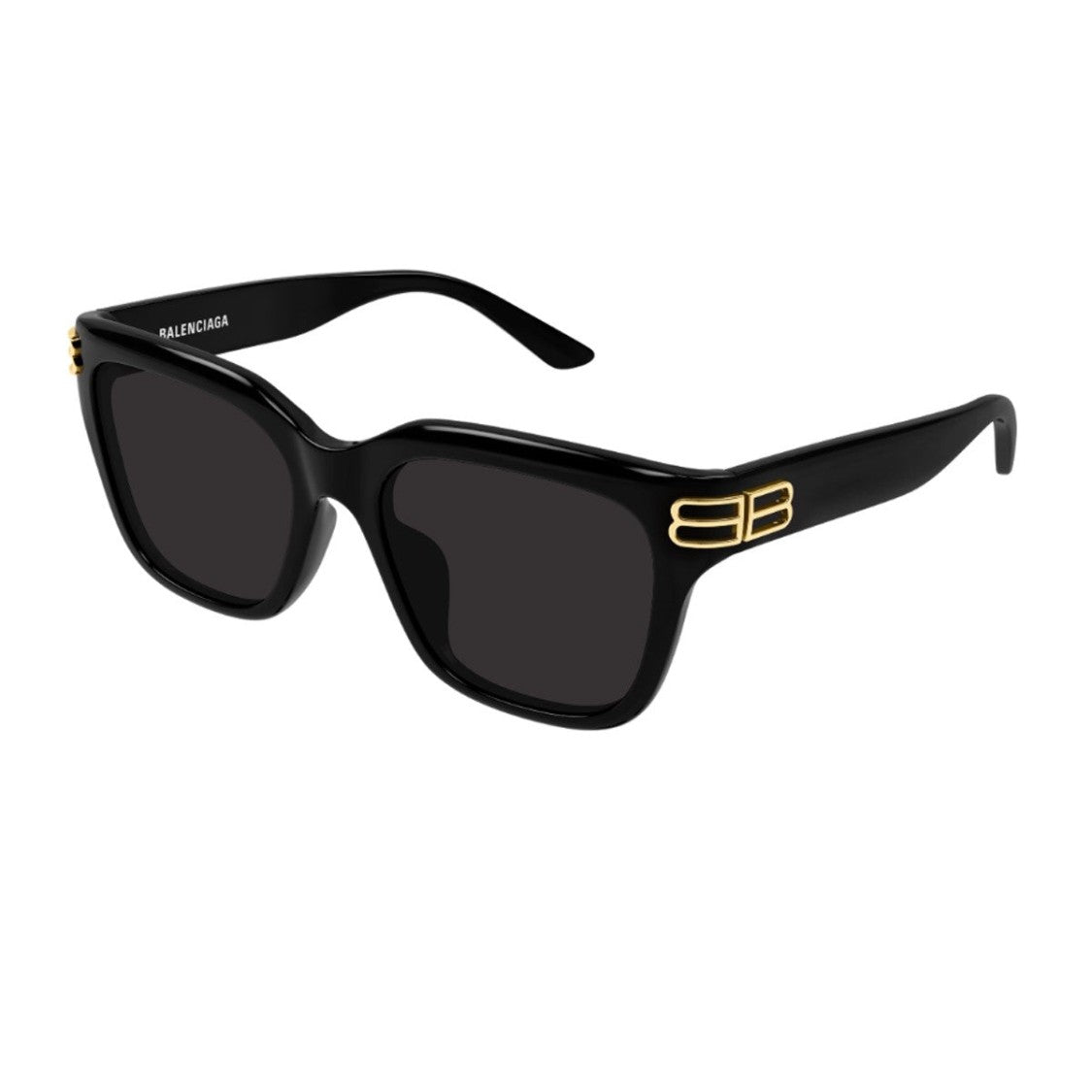 Balenciaga Black Everyday Bb0433sk Recycled Acetate Square Sunglasses