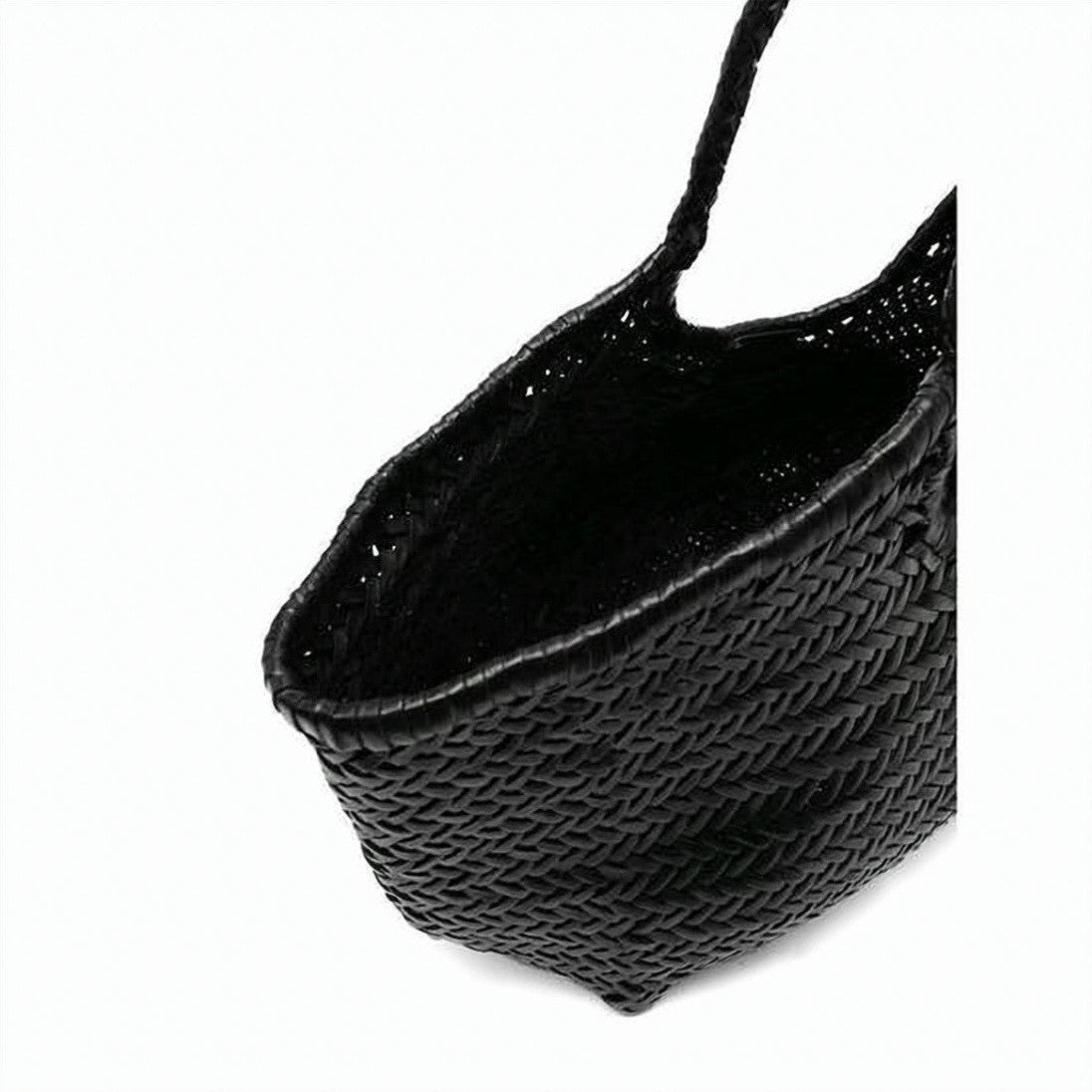 Dragon Diffusion Spacious Woven Buffalo Leather Shoulder Bag
