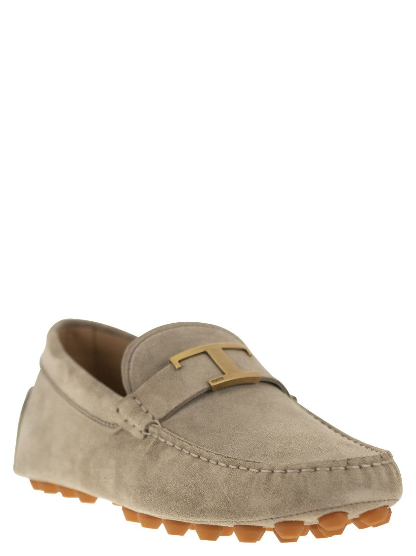 Tod's Rubber Bubble T In Suede Leather