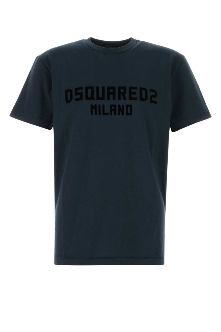 Dsquared2 Midnight Blue Cotton T-Shirt
