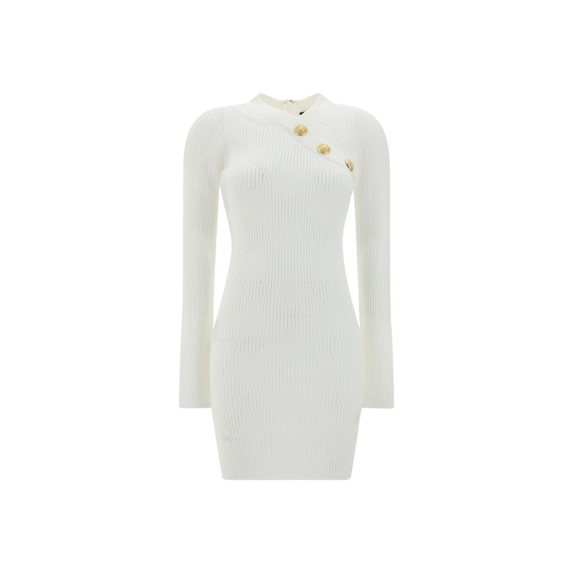 Balmain Ribbed Mini Dress