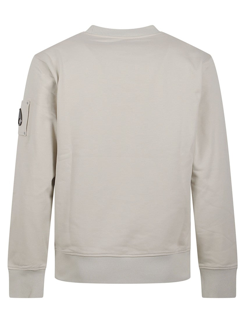 Moose Knuckles Crew Neck Sweater With Cropped Fit