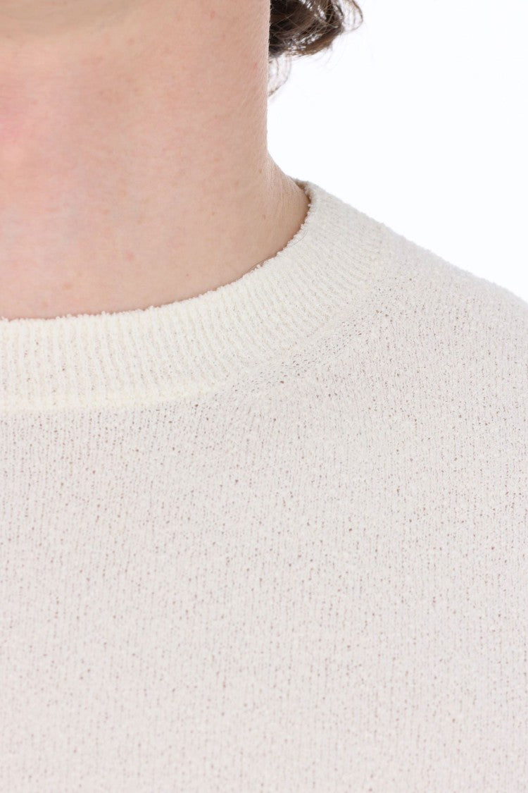 Drumohr Cream Lightweight Terry Cotton-Blend T-Shirt