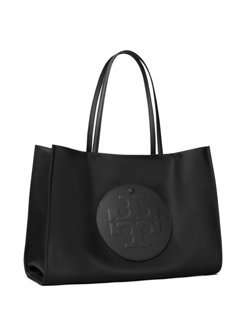 Tory Burch Ella Tote With Smooth Nylon Exterior