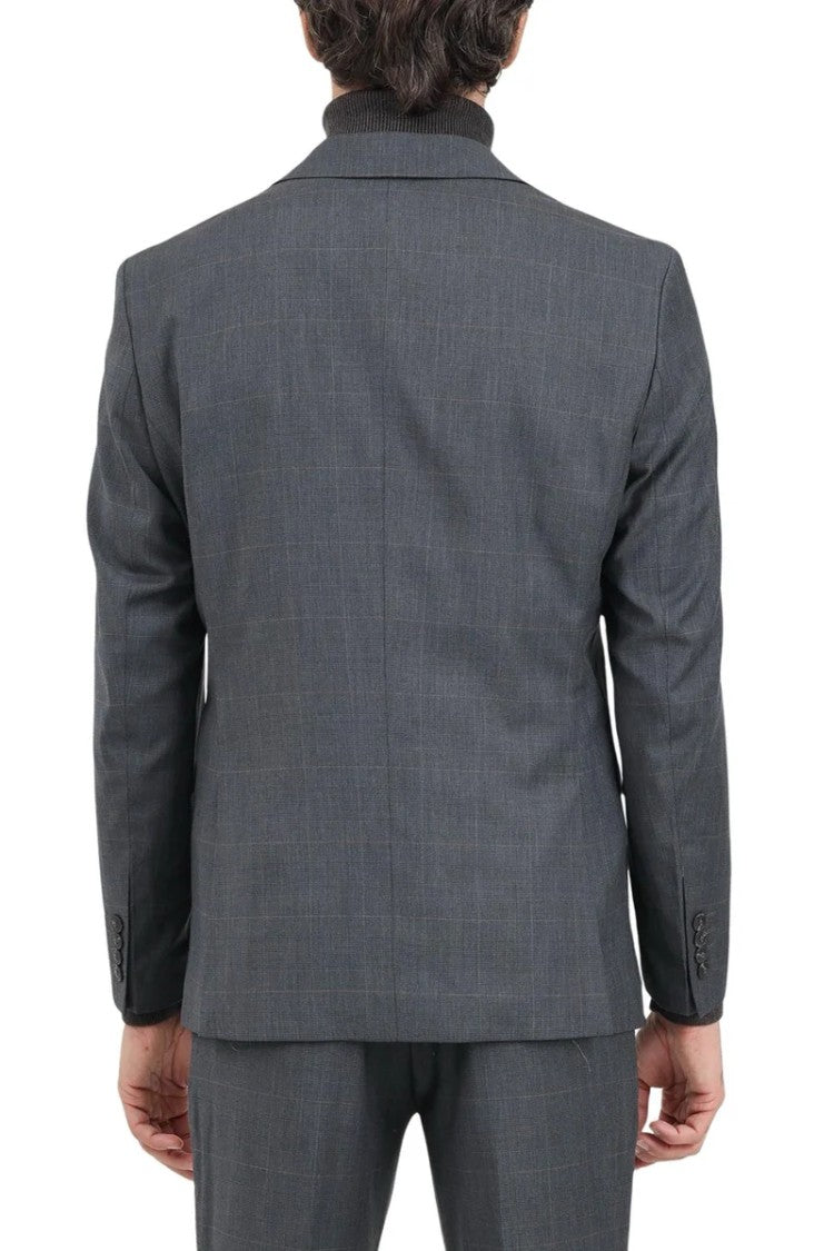 Selected Wool Blend Jacket - Grey