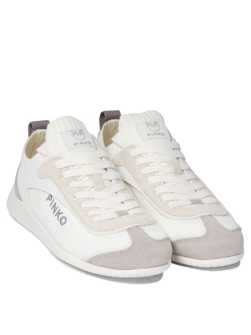 Pinko Versatile Pinko Sneakers Crafted From Microfiber