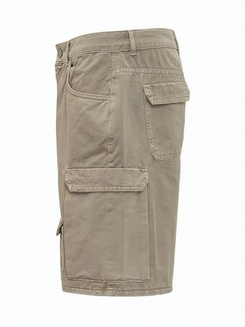 Represent Utilitarian Denim Shorts With Flap Pockets