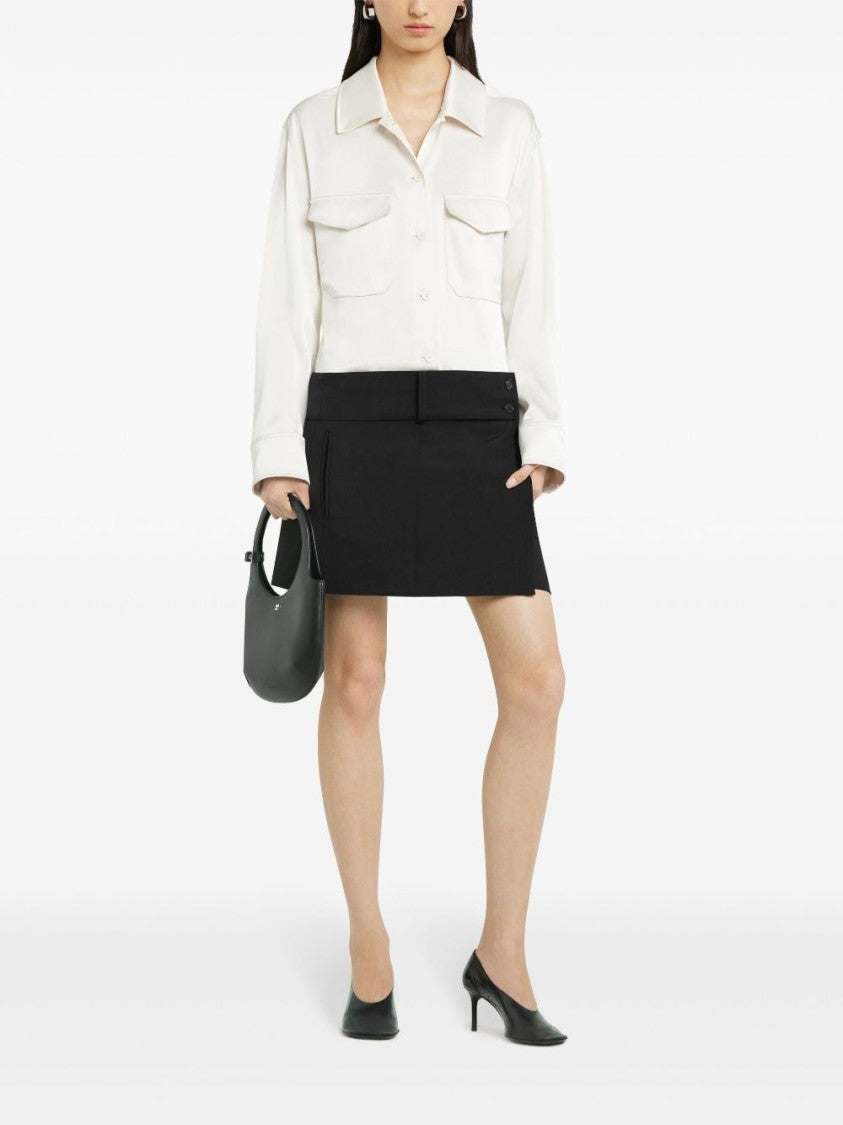 Courrèges White Cotton Shirt With Chest Pockets