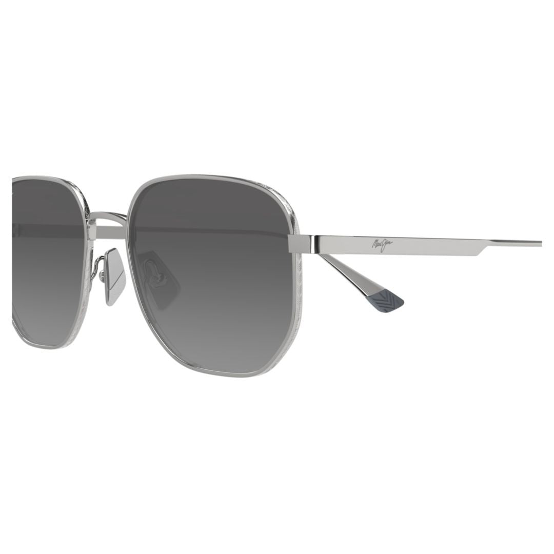 Maui Jim Lewalani Gradient Grey Tinted Sunglasses With Metal Frame