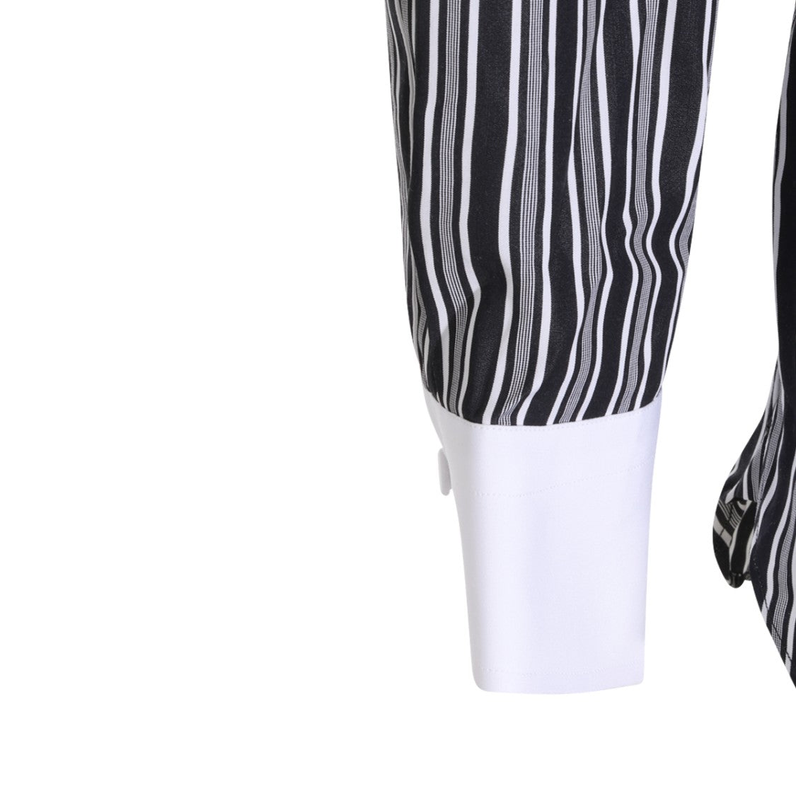 Tom Ford Vertical Striped Formal Shirt With Contrasting White Collar