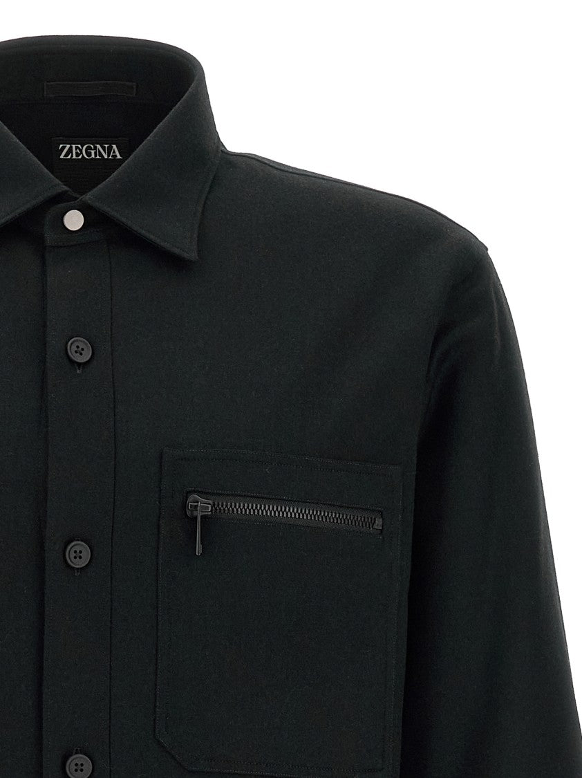 Zegna Techmerino Overshirt