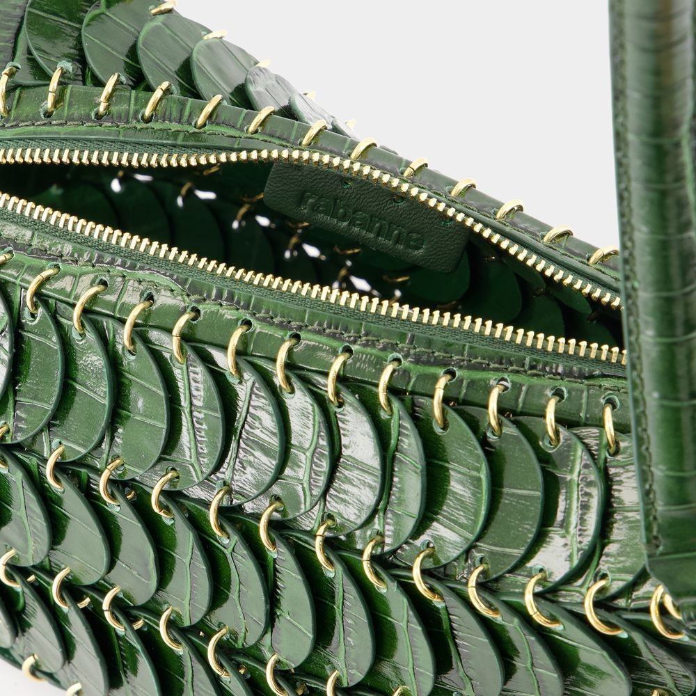Rabanne Crossbody - Metal - Green