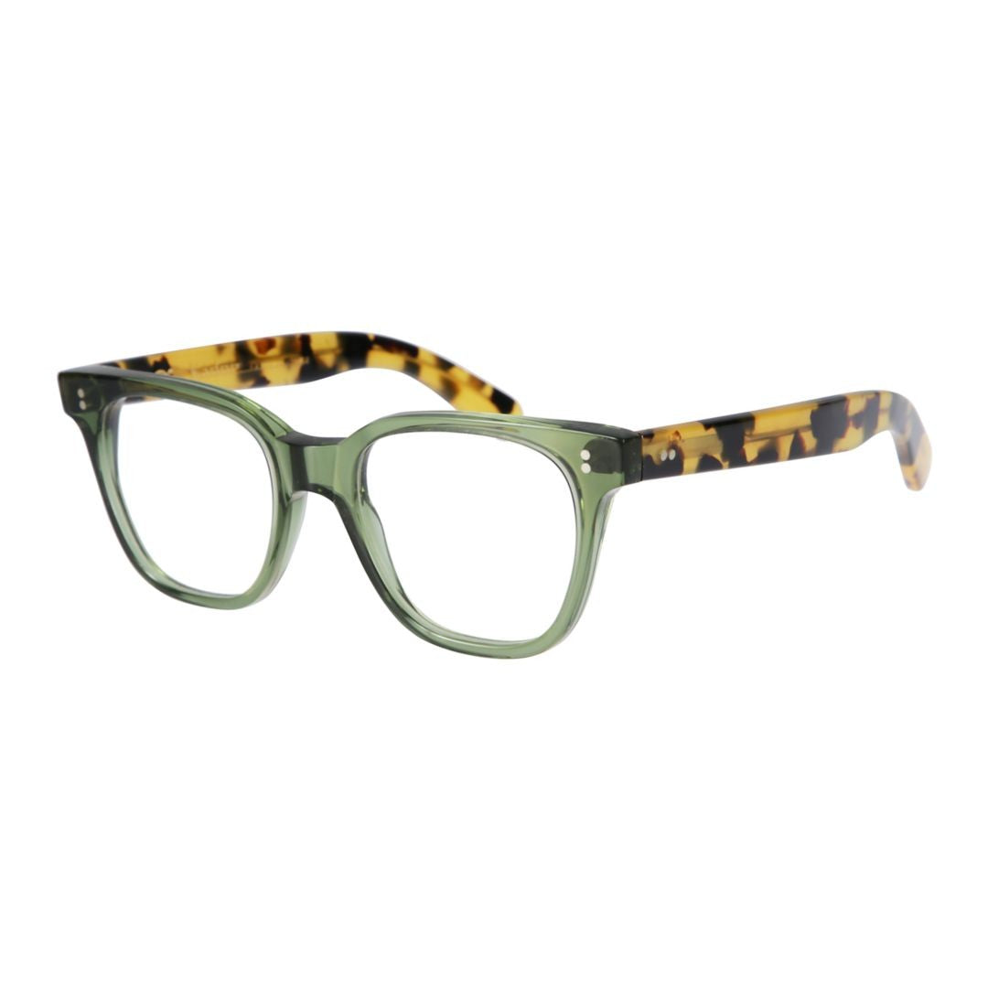 Kador Olive Green Kore Translucent Square Eyeglasses