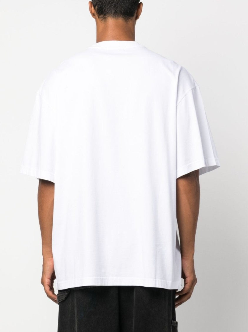 Ambush White Ballchain Loose-Fitting Cotton T-Shirt