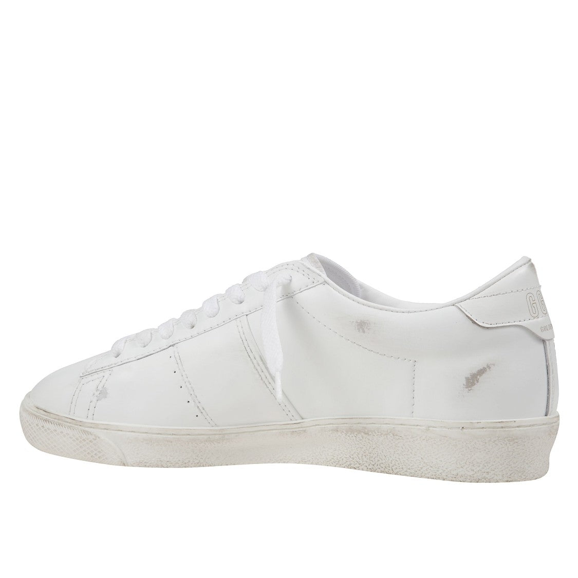 Golden Goose Matchstar Shiny Leather Sneakers With Polished Finish