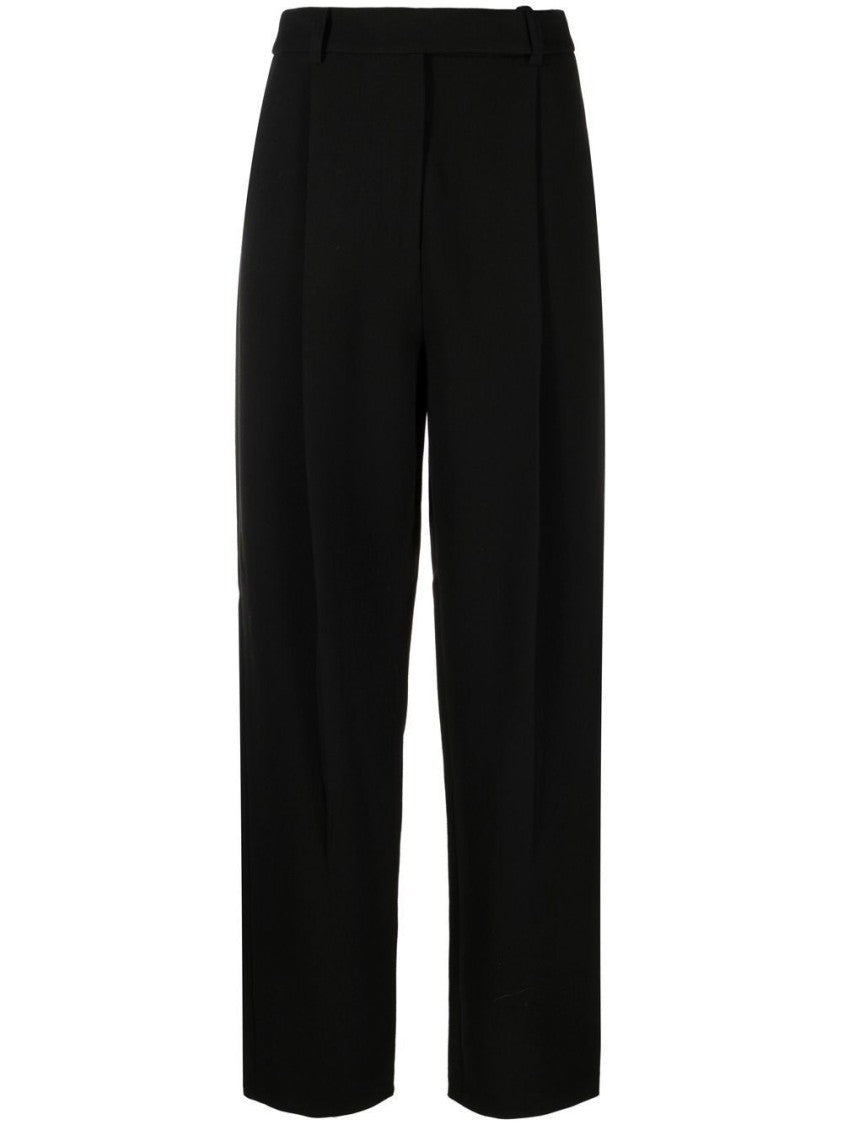 Self-Portrait Black Crepe Trousers