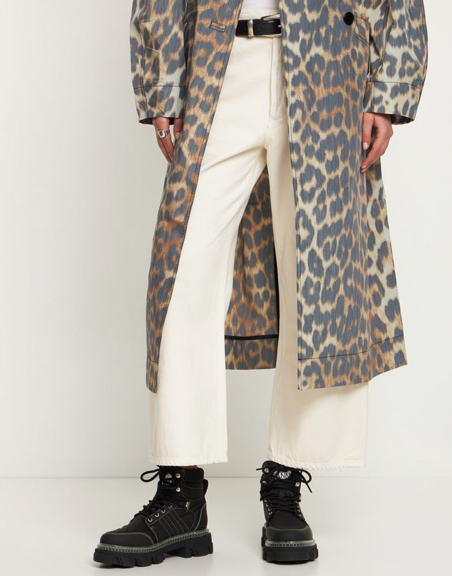 Ganni Cleated Lace Up Hiking Boots