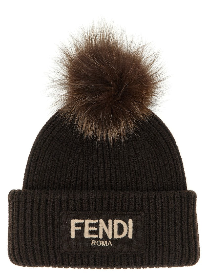 Fendi Pompon Beanie