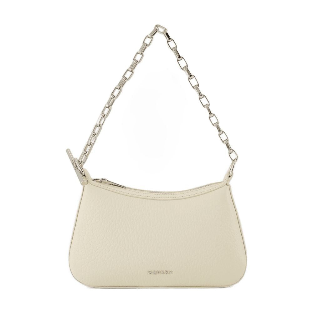 Alexander Mcqueen T-Bar Mini Handbag - Leather - Cream