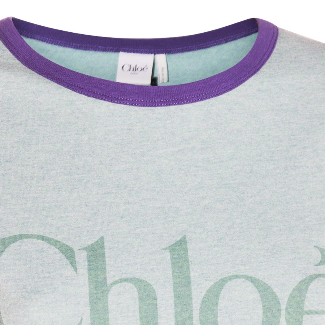 Chloé Heathered Cotton T-Shirt