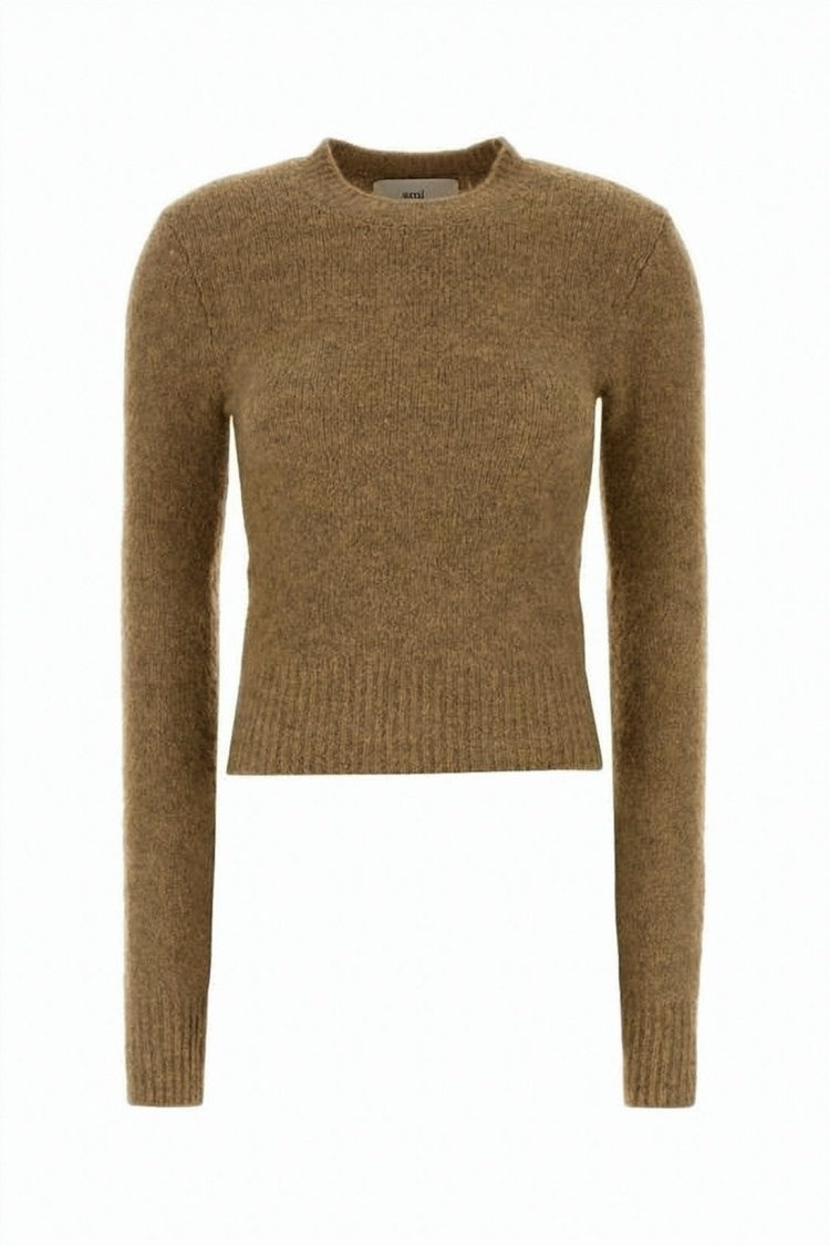 Ami Paris Soft Alpaca Blend Sweater