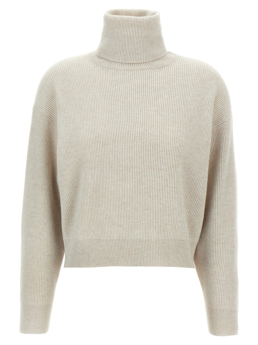 Brunello Cucinelli Ribbed Turtleneck Sweater