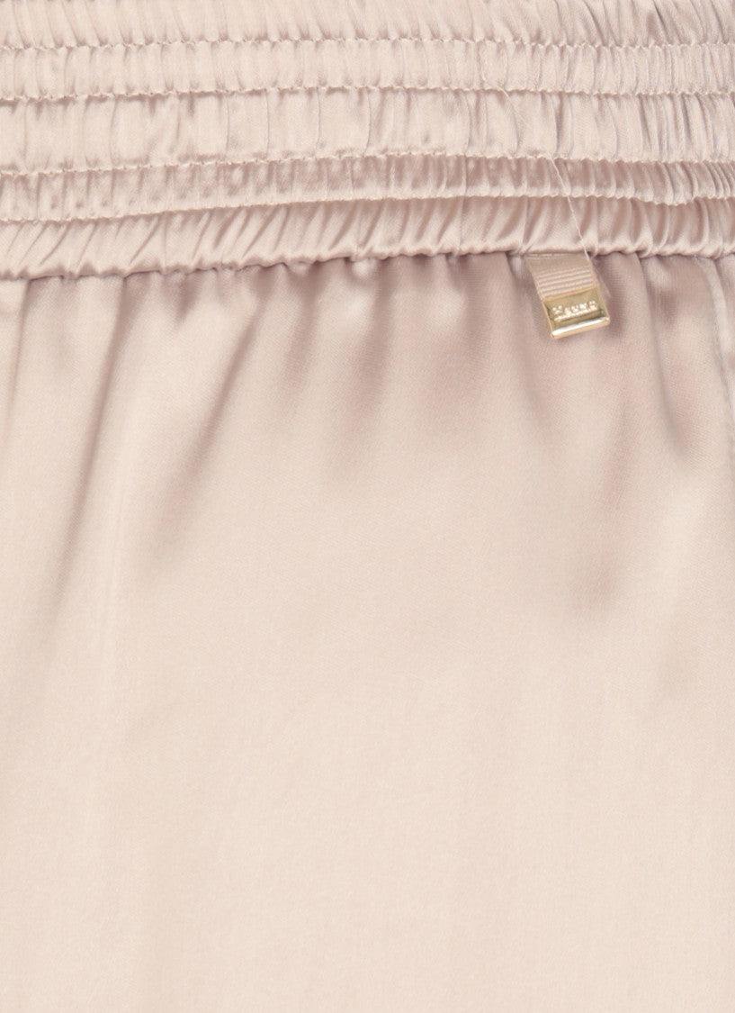 Herno Beige Skirt With Adjustable Drawstrings