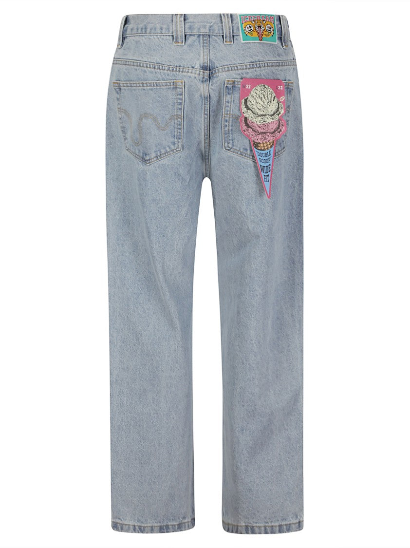 Icecream Running Dog Double Scoop Denim Pant