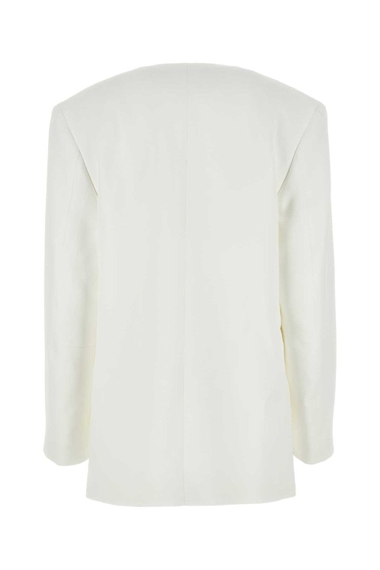 Jil Sander White Viscose Blazer