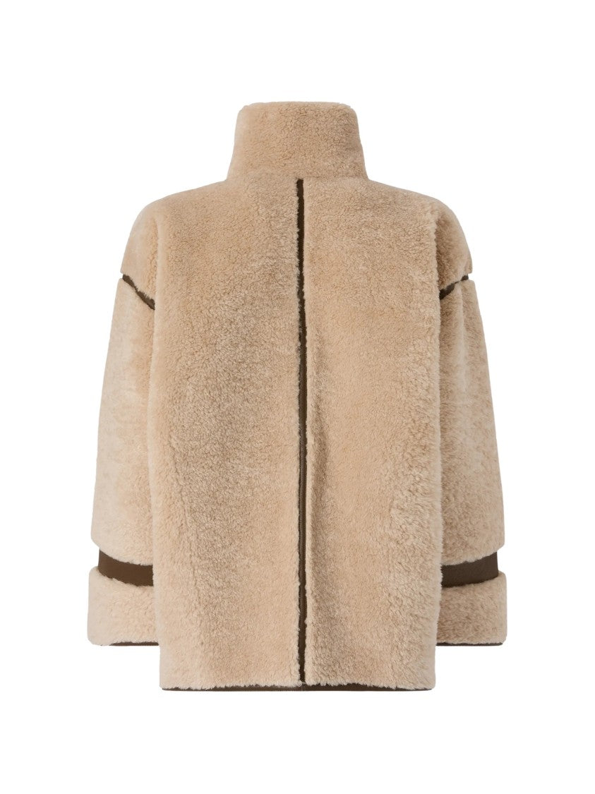 Pinko Celosia Caban Aspen Plush Mid-Length Jacket