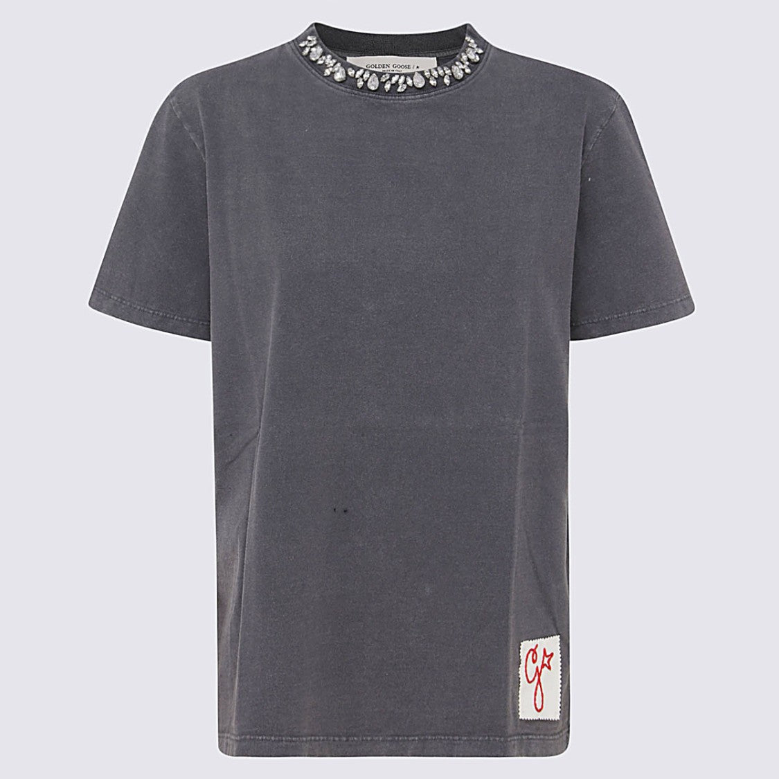 Golden Goose Grey Cotton T-Shirt