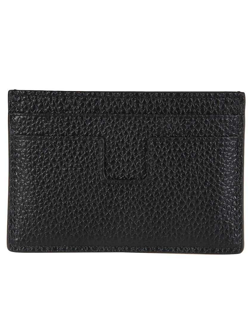 Tom Ford T Line Classic Calf Leather Credit Card Holder
