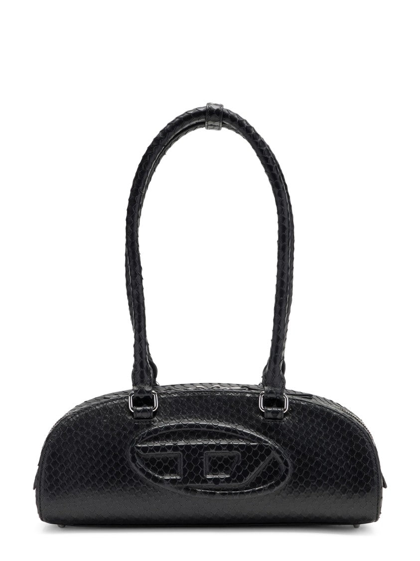 Diesel Dome-Shape Shoulder Bag With Textured Pattern