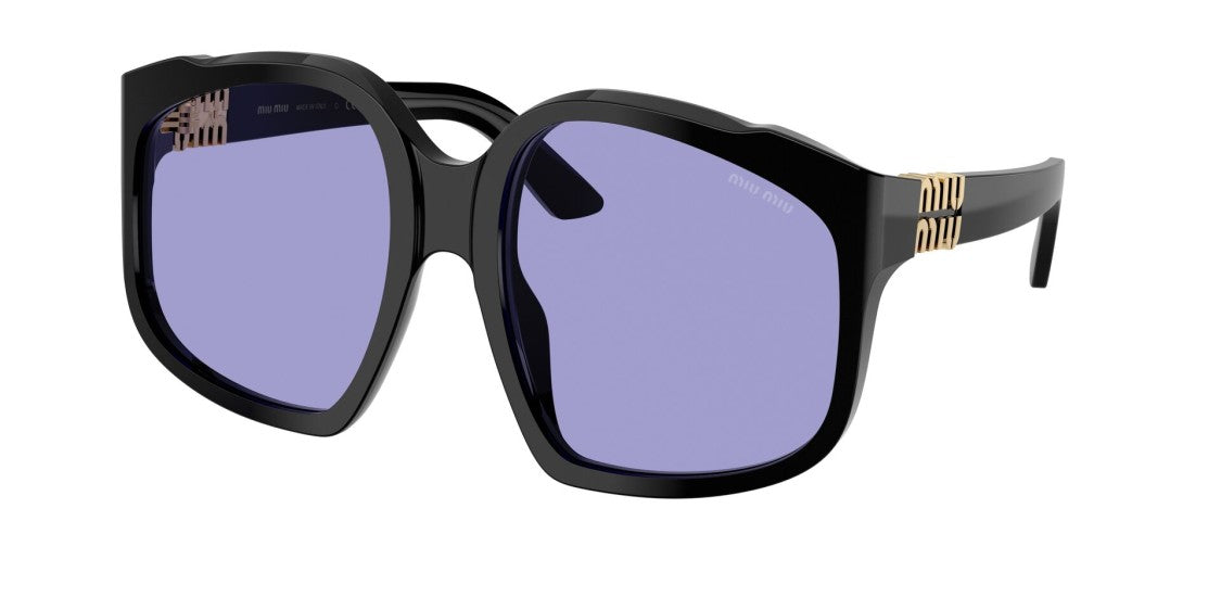 Miu Miu Oversized Geometric Frame Sunglasses With Elegant Detailing