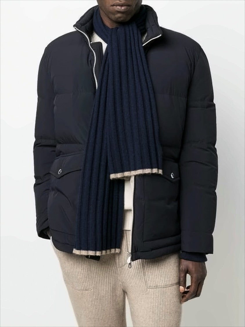 Brunello Cucinelli Ribbed Cashmere Scarf