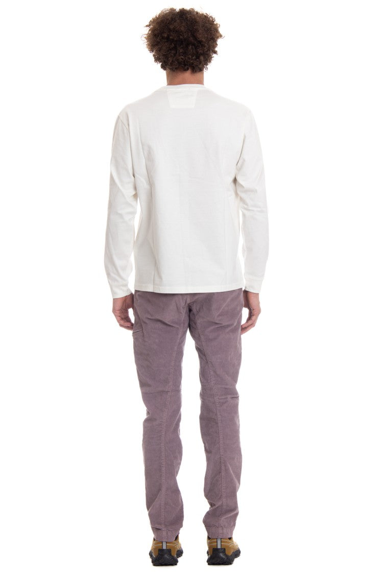 C.P. Company Cotton Long Sleeve T-Shirt With Pocket