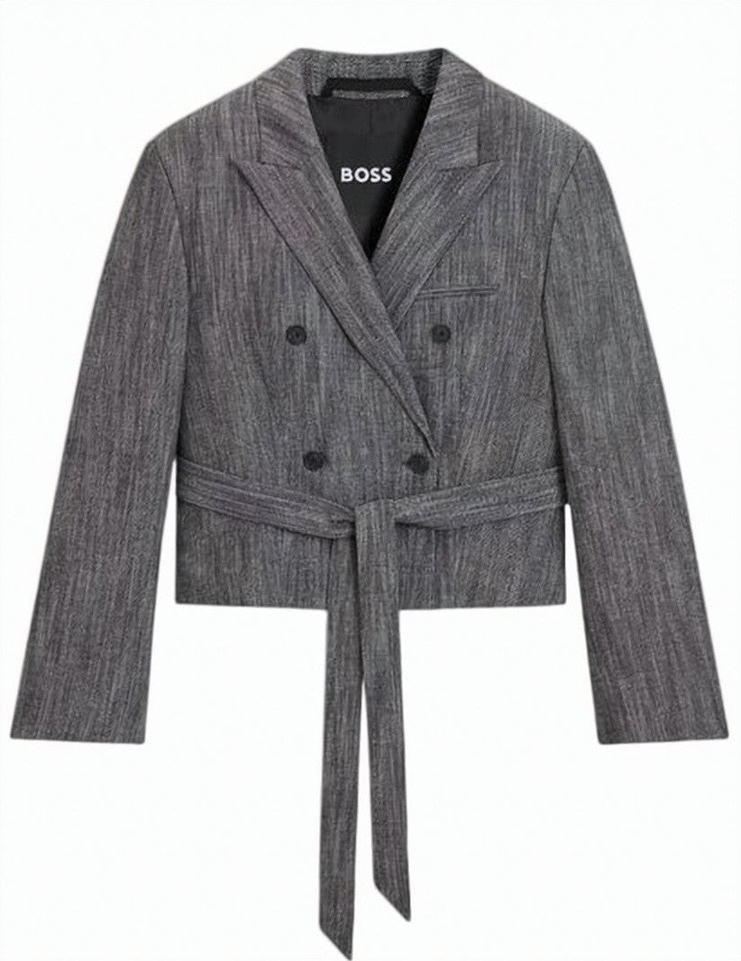 Boss Jelsia Double Breasted Belted Blazer