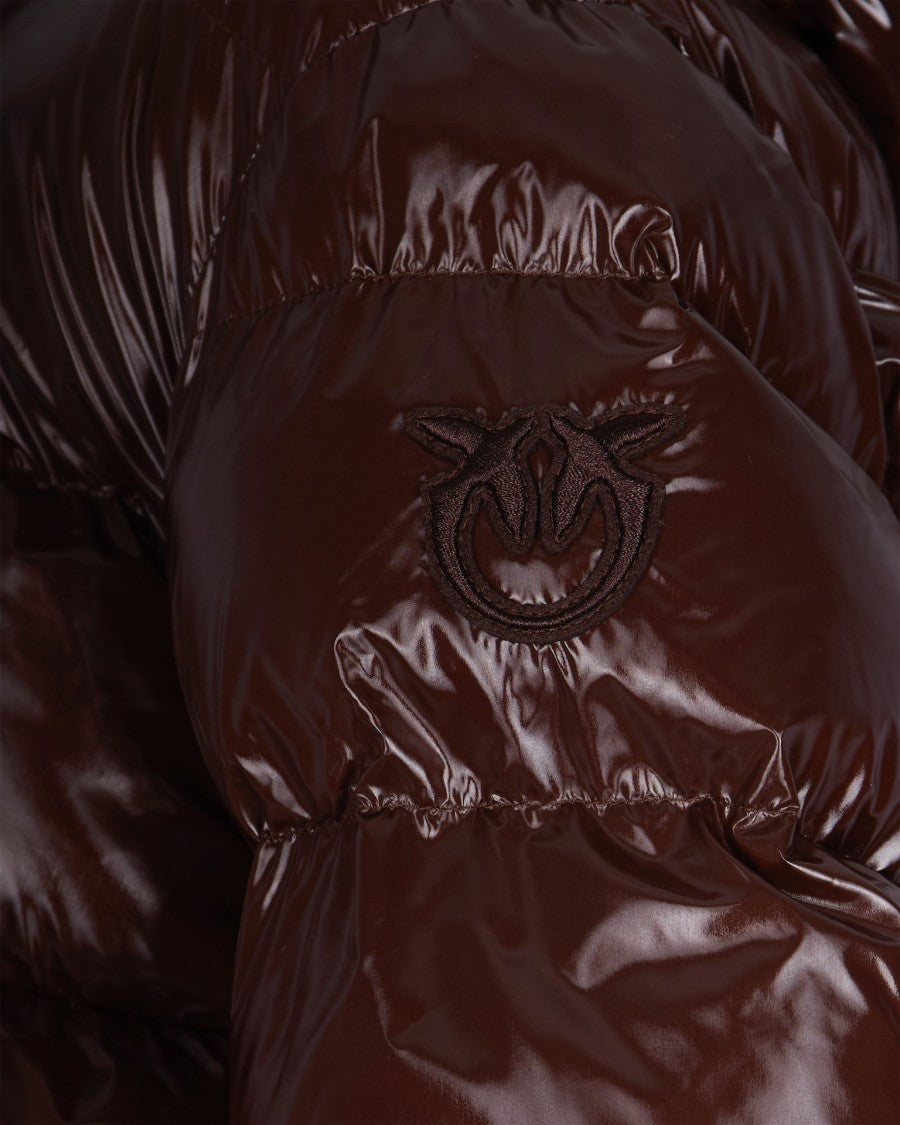 Pinko Brown Padded Down Jacket