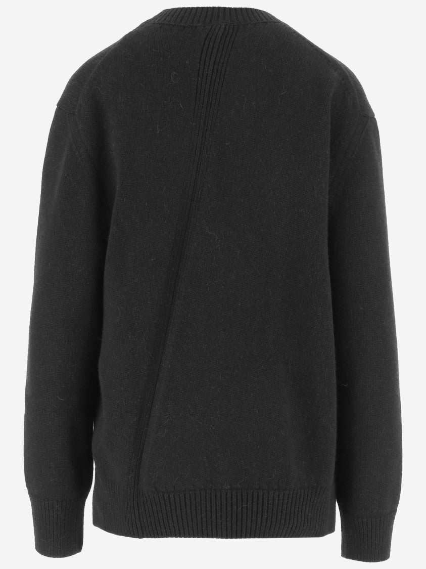 Jil Sander Asymmetrical Wool-Blend Sweater