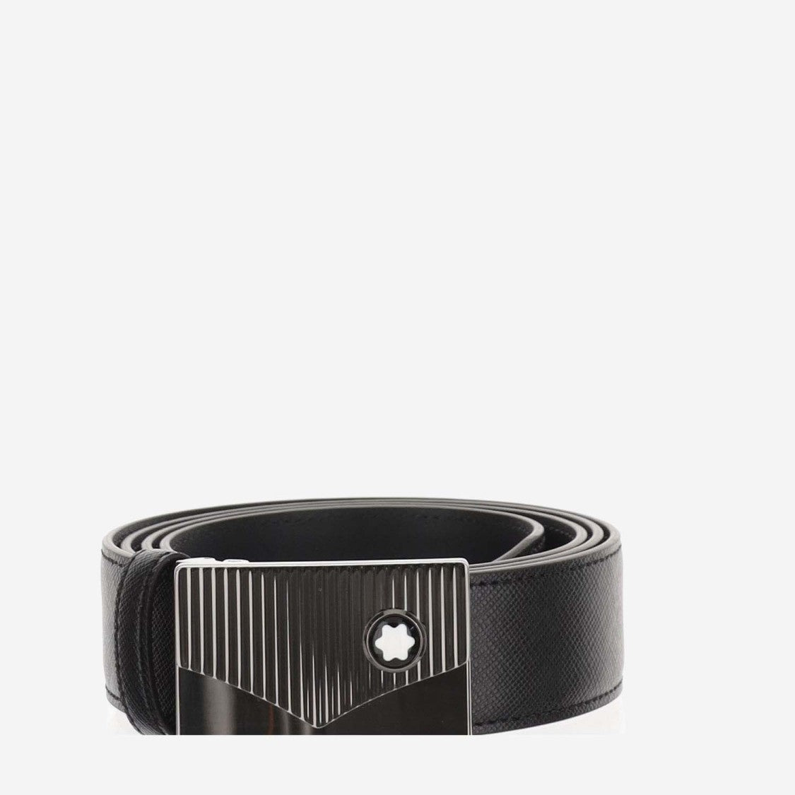 Montblanc Saffiano Print Leather Belt