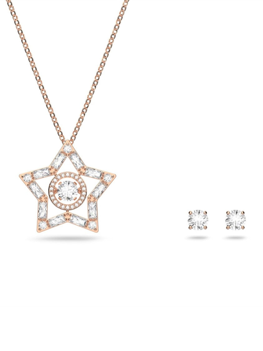 Swarovski Stella Necklace And Earrings Set