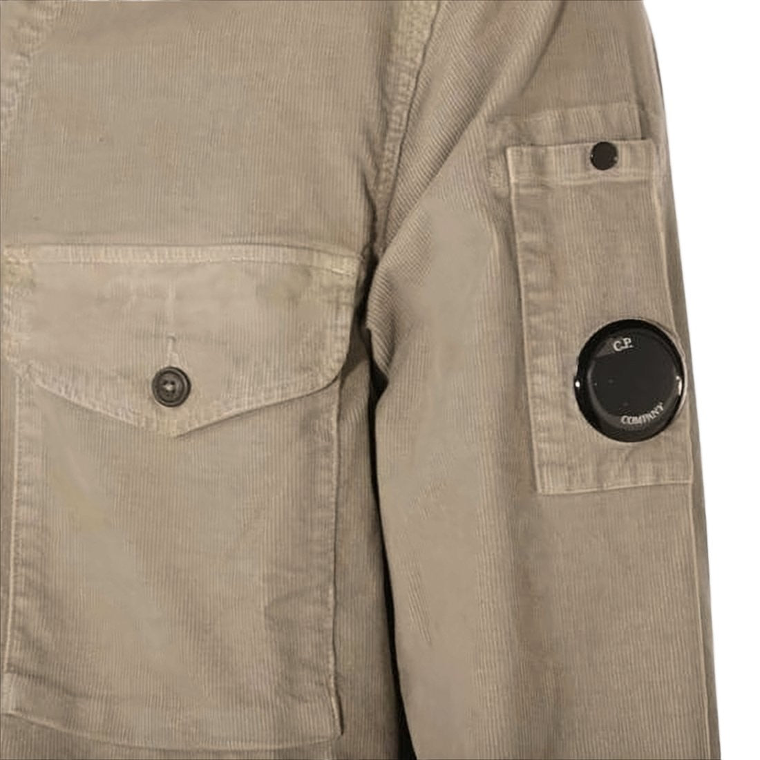 C.P. Company Casual Corduroy Jacket With Button-Up Front