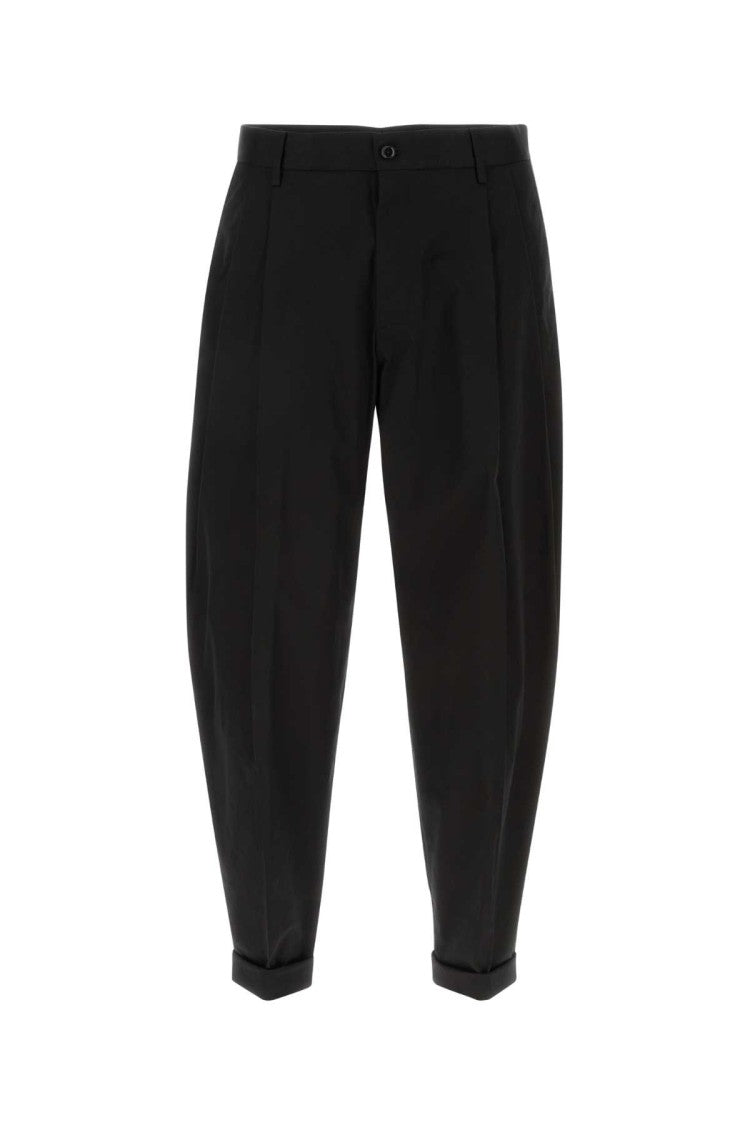 Dolce & Gabbana Black Stretch Gabardine Pant