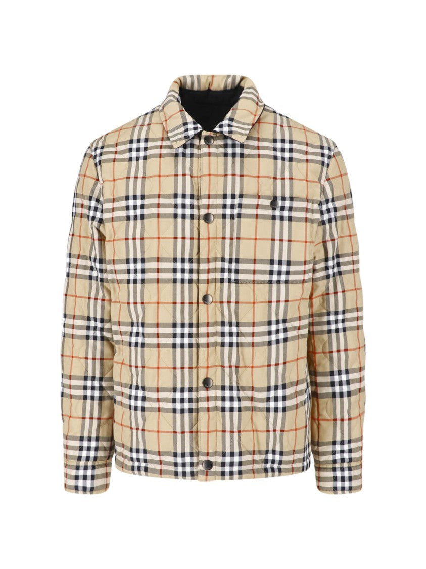 Burberry Reversible Quilted Jacket With Diamond-Stitched Design